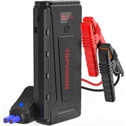 Battery Starter for Car, TOPVISION 2200A Peak 21800mAh Portable Car Jump Starter (Up to 7.0L Gas or 6.5L Diesel Engine),â¦ instock